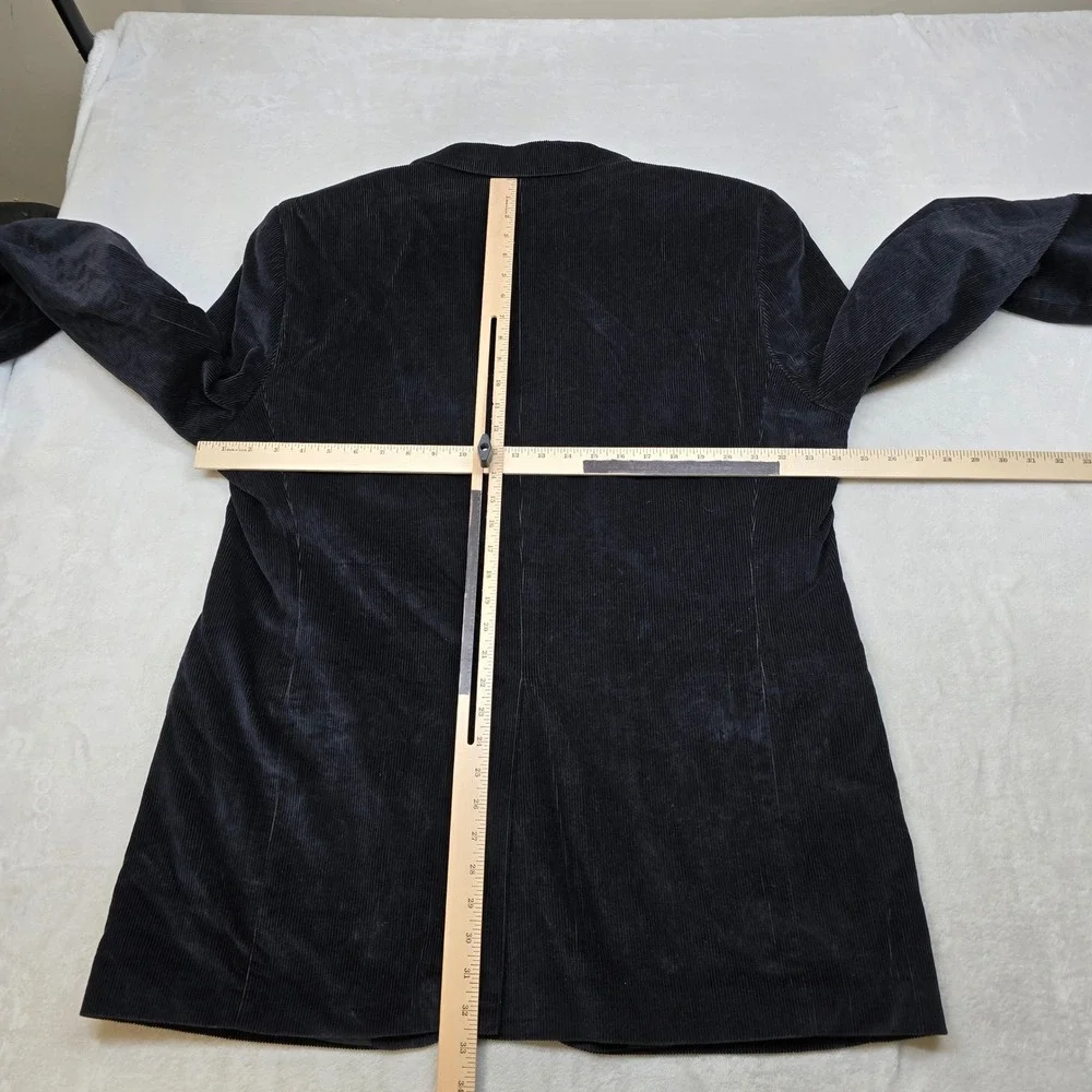 Saddlebred Corduroy Sport Coat‎ Mens 46L 46 Black Western Cowboy Blazer